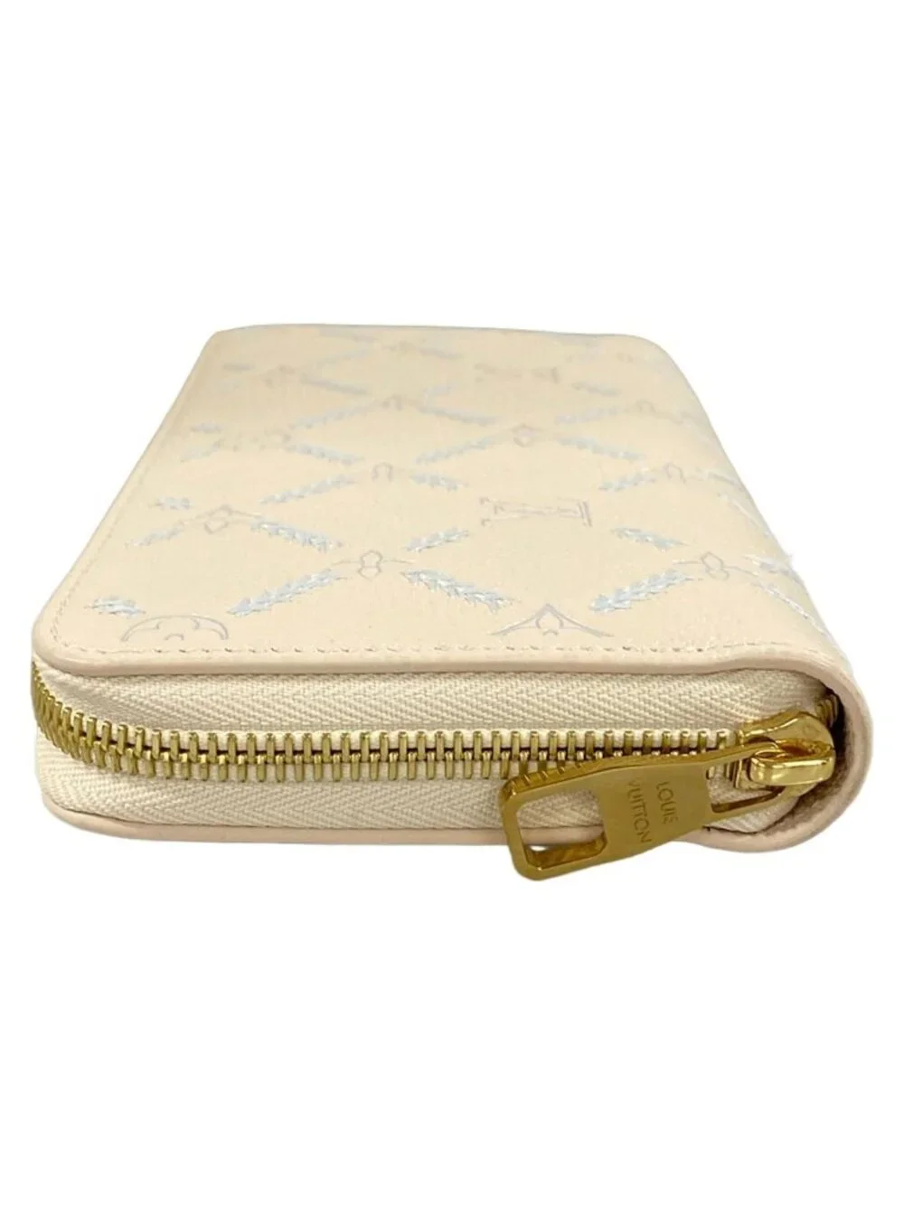 Louis Vuitton Wallet Zippy Quartz Couture Zip Around Leather Cowhide